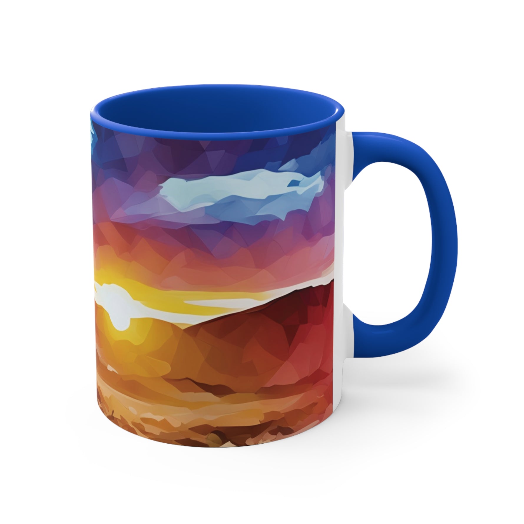 Mug 11oz - Poly Art - Tuscan Landscape (Variant 2)