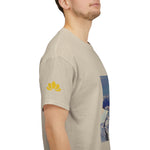 Unisex Heavy Cotton Tee - Poly Art - View from Mont Blanc