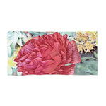 Beach Towel – Poly Art - Flower of Dahlia in Red (Variant 4)