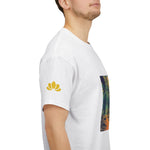 Unisex Heavy Cotton Tee - Poly Art - Forest, a Path (Variant 1)