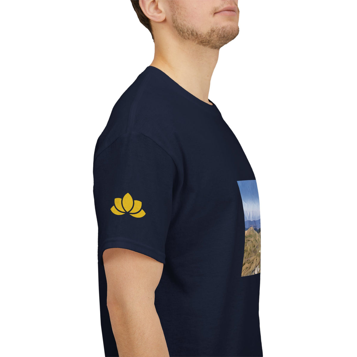 Unisex Heavy Cotton Tee - Poly Art - Rila Lakes