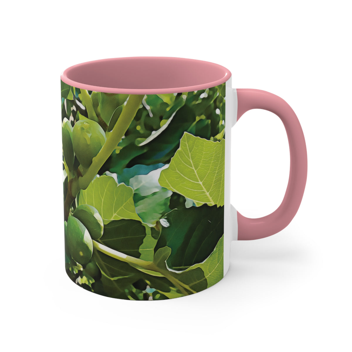 Mug 11oz - Fig's Plant, with Fruits and Leaves