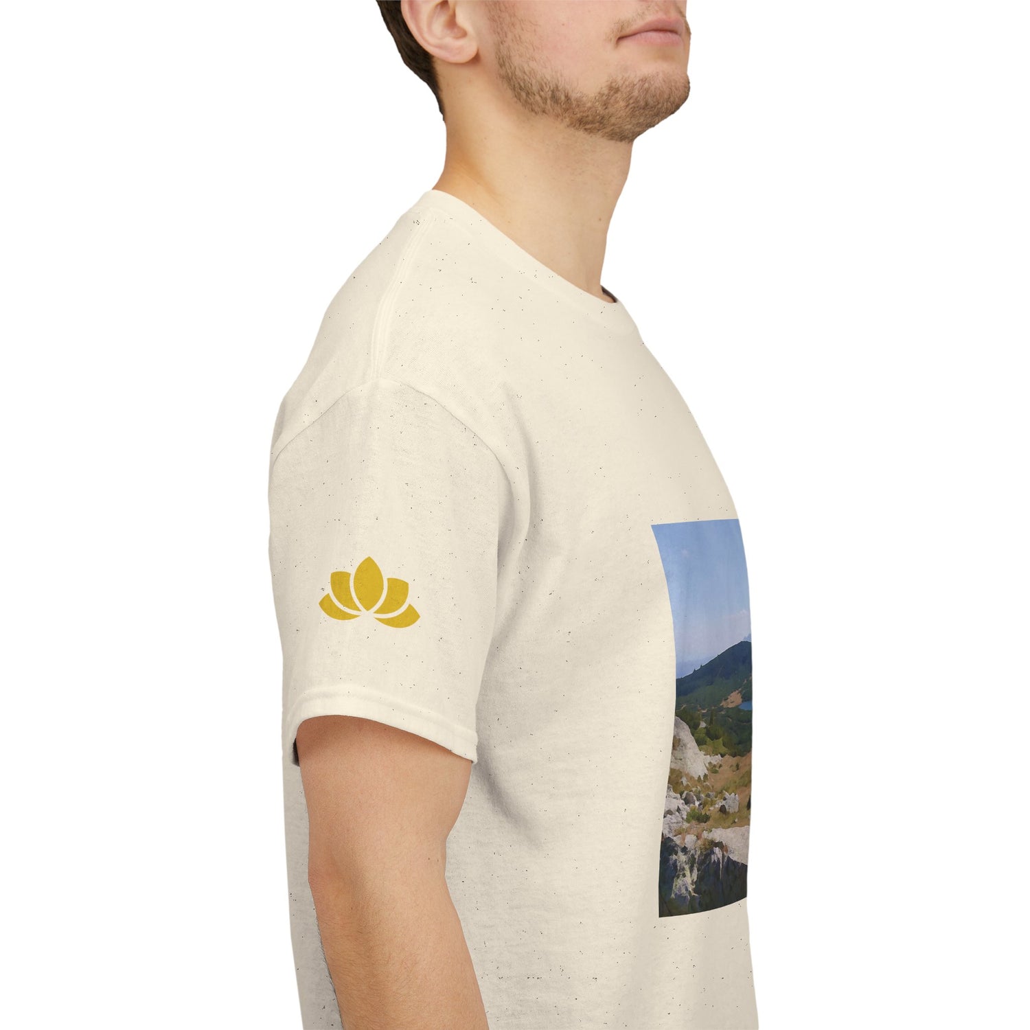 Unisex Heavy Cotton Tee - Rila Lakes (Variant 3)