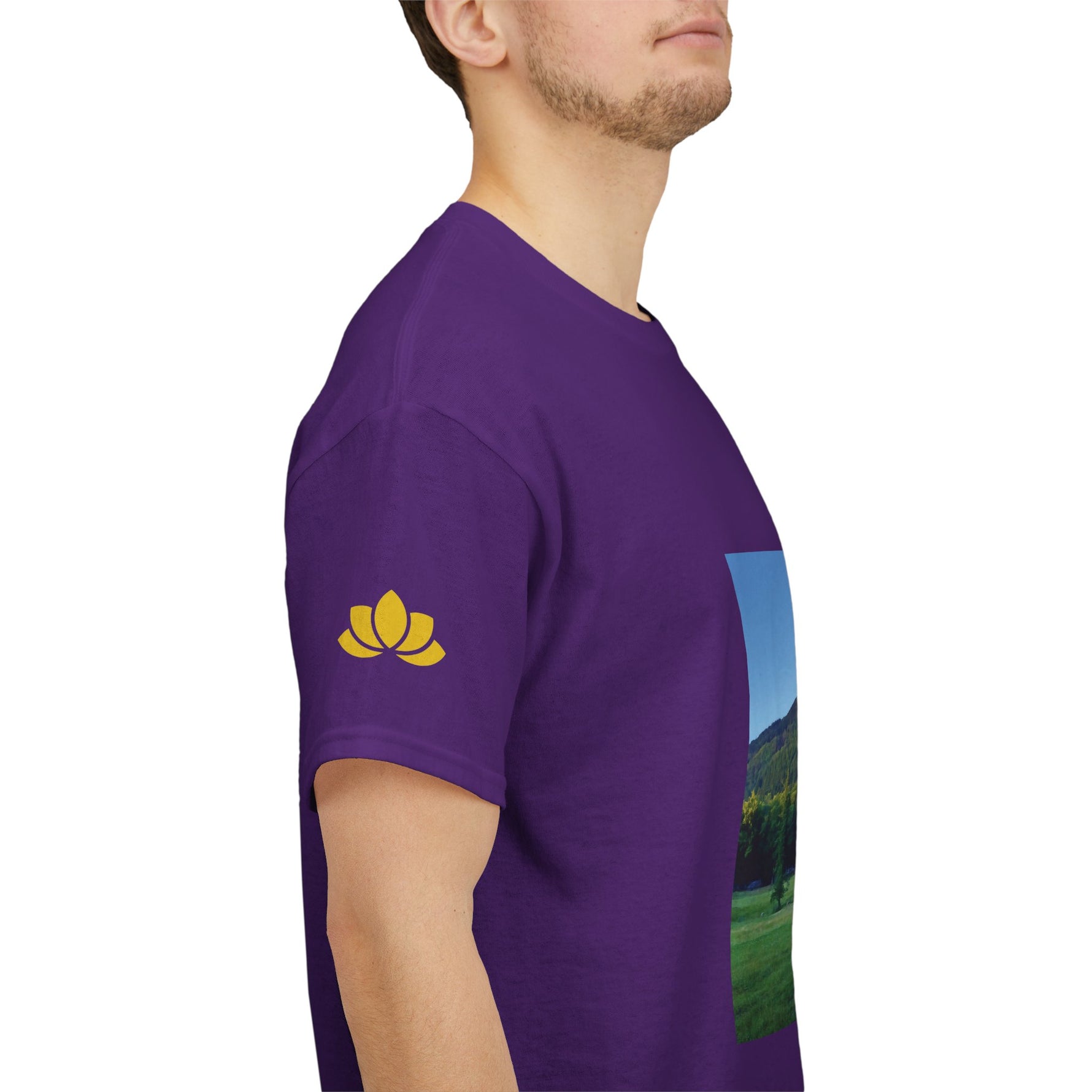 Unisex Heavy Cotton Tee - Tree in a Lawn