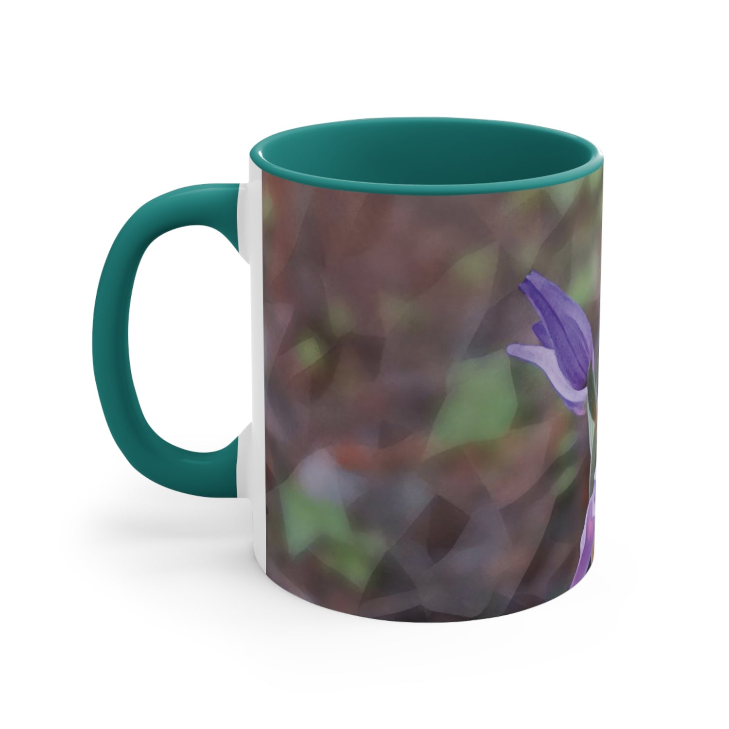 Mug 11oz - Poly Art - Flower of Cephalanthera Rubra