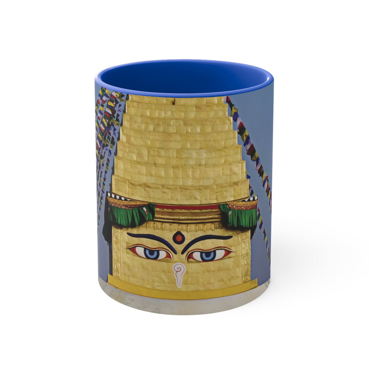 Mug 11oz - Nepal, Stupa with Buddha's Eyes (Variant 4)