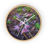 Wall Clock - Flower of Cephalanthera Rubra