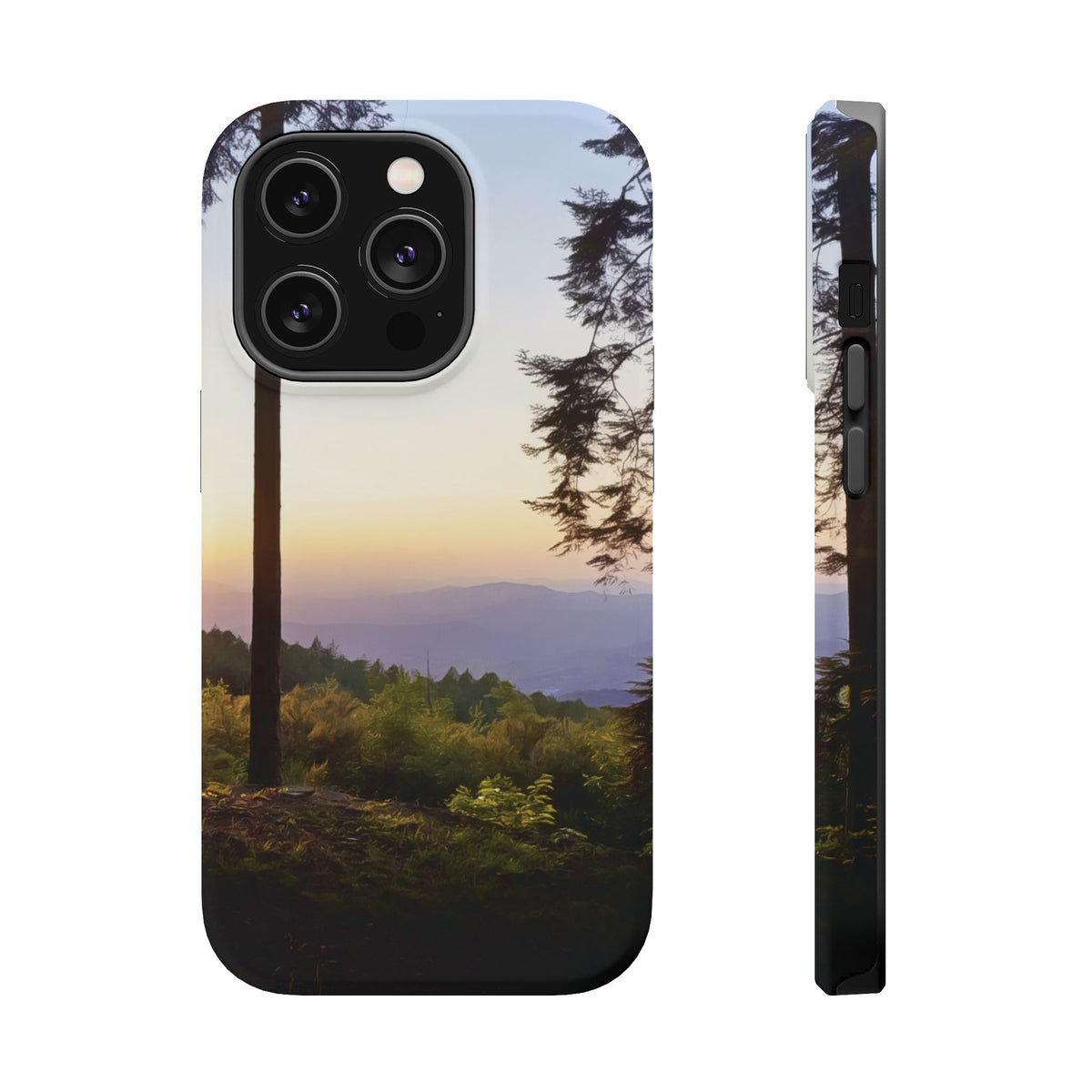 Magnetic Tough Phone Case - Forest Sunset