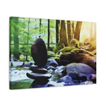 Stretched Matte Canvas - Stone Balance (Variant 2)