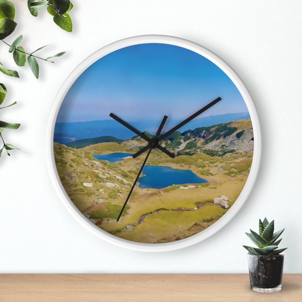 Wall Clock - Rila Lakes, Bulgaria (Variant 1)
