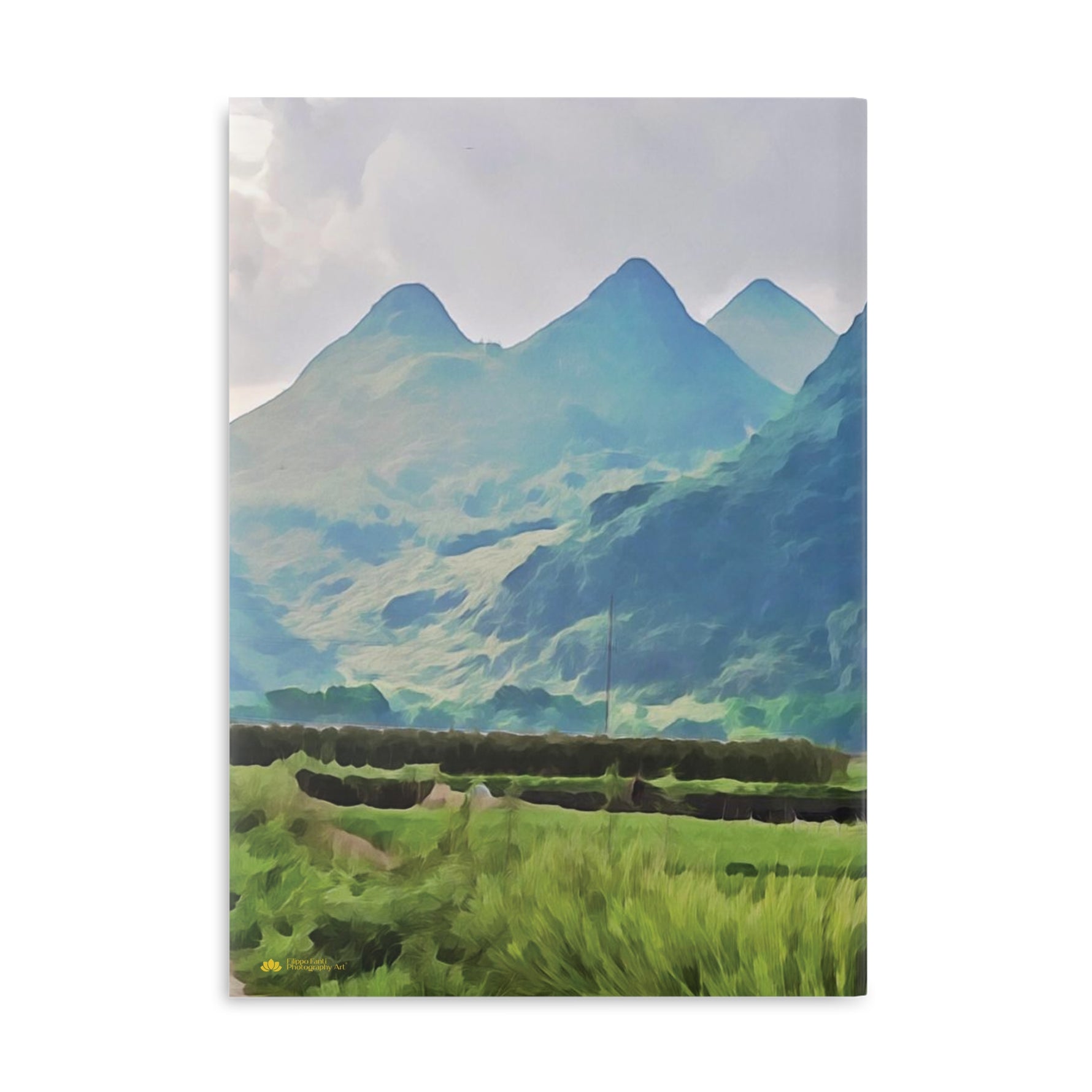 Hardcover Notebook with Puffy Covers - China's Guilin Hills