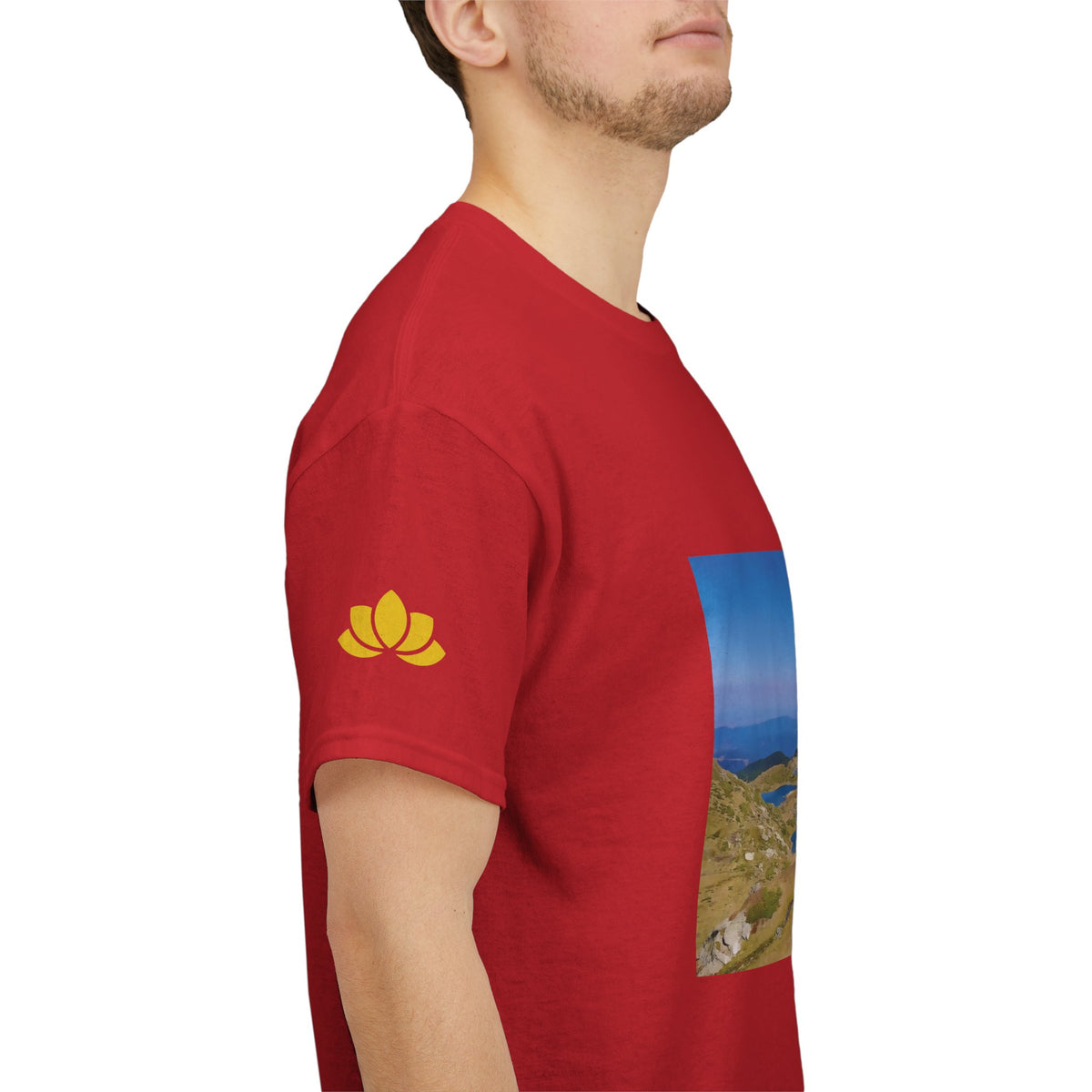 Unisex Heavy Cotton Tee - Rila Lakes (Variant 1)