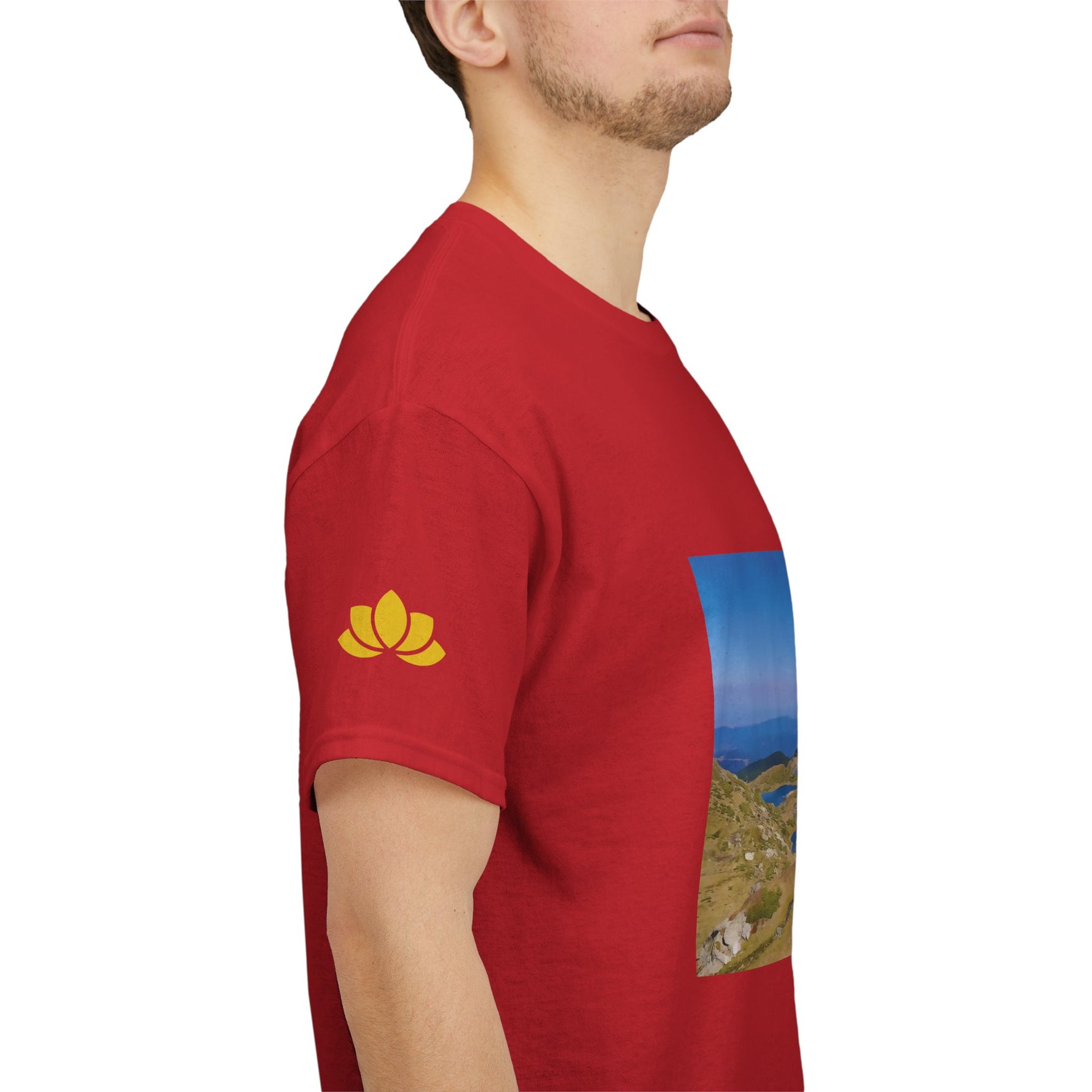 Unisex Heavy Cotton Tee - Rila Lakes (Variant 1)