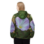 Windbreaker Jacket - Flower of Convolvulus Arvensis/Vilucchio