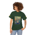 Unisex Heavy Cotton Tee - Poly Art - Flower of Daisies (Variant 2)