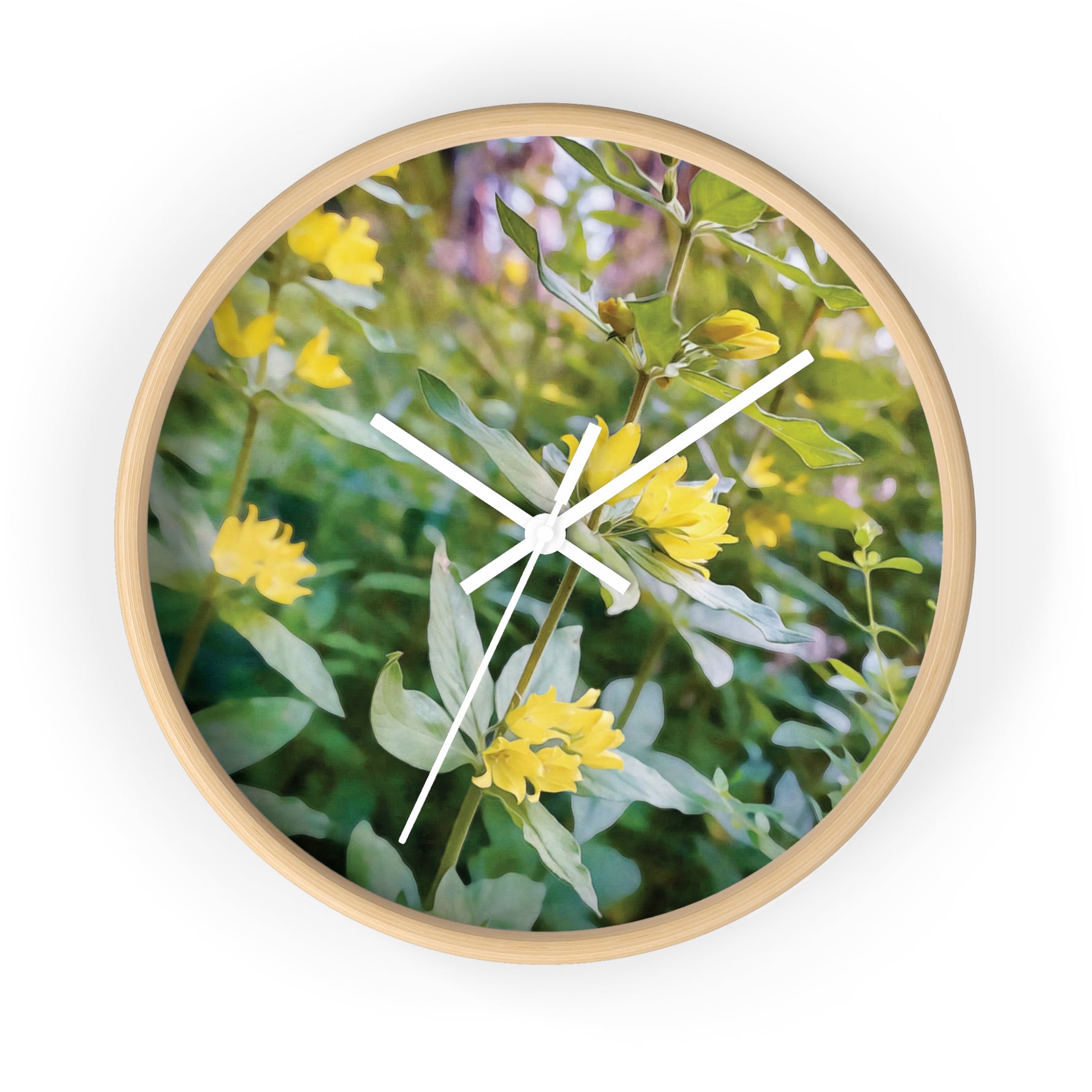 Wall Clock - Flower of Lysimachia