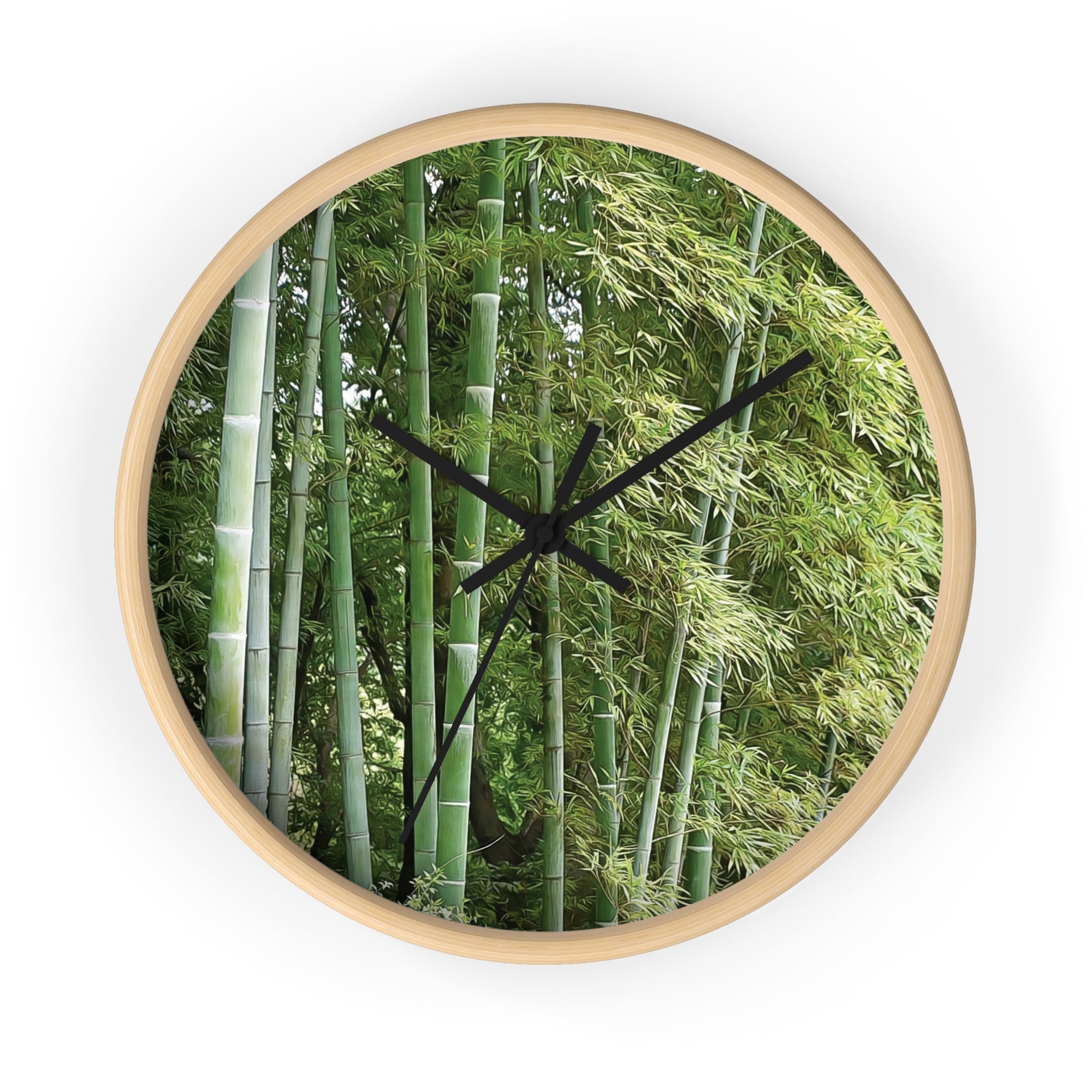 Wall Clock - Bamboo (Variant 1)