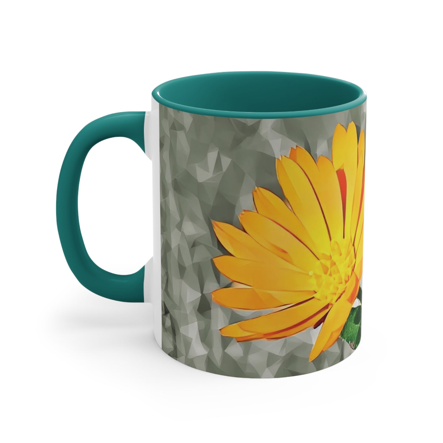 Mug 11oz - Poly Art - Flower of Calendula (Variant 1)