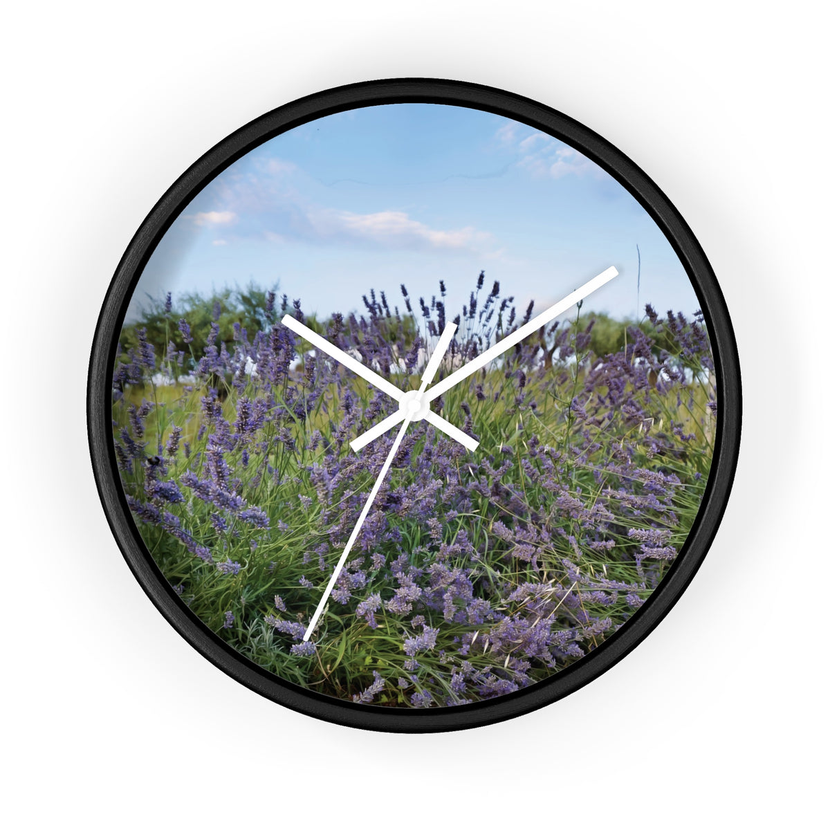 Wall Clock - Flower of Lavender (Variant 1)