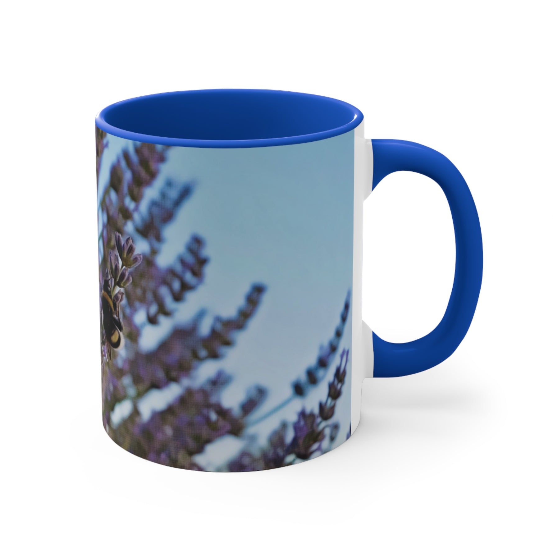 Mug 11oz - Flower of Lavender with Bombus Insect (Variant 1)