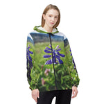 Windbreaker Jacket - Poly Art - Flower of Muscari