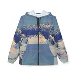 Windbreaker Jacket - Poly Art - View from Mont Blanc