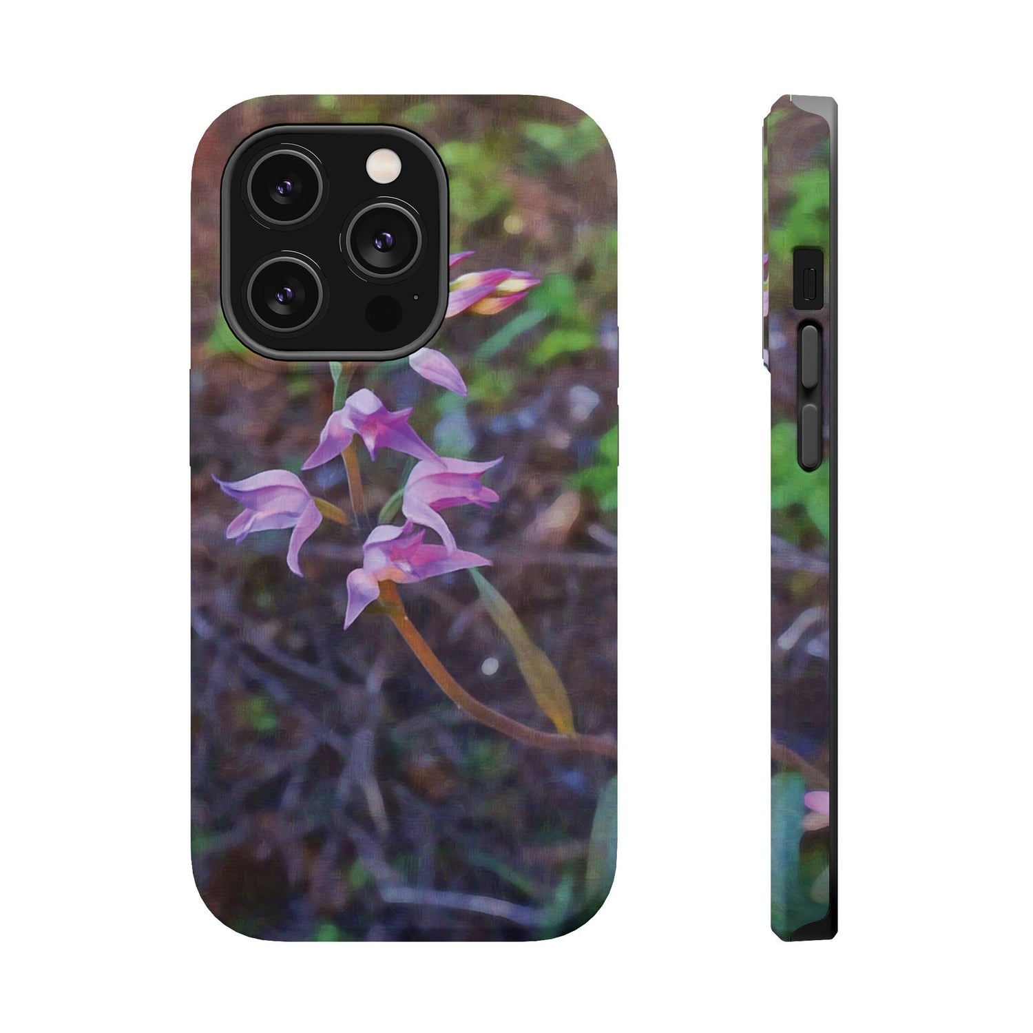 Magnetic Tough Phone Case - Flower of Cephalanthera Rubra