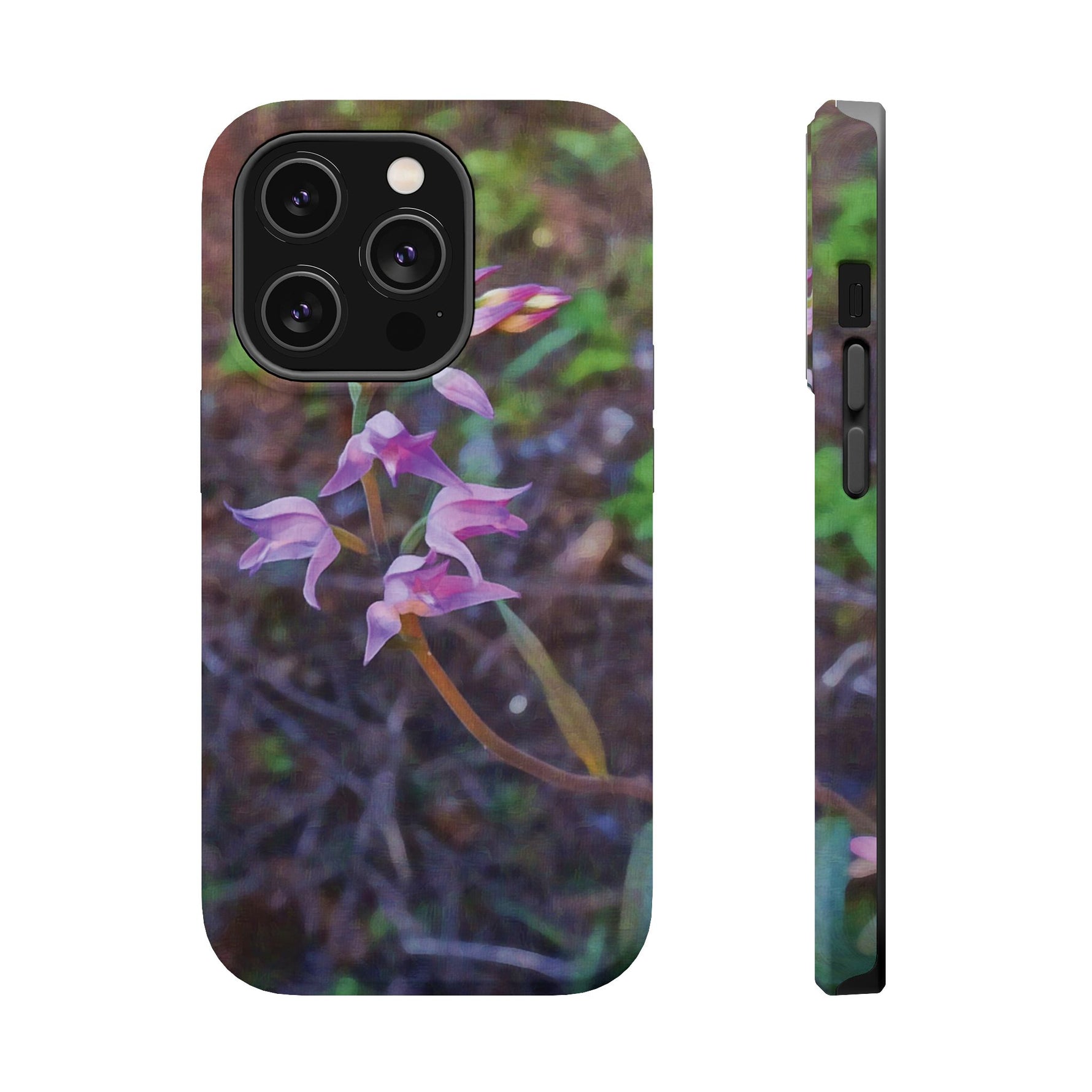 Magnetic Tough Phone Case - Flower of Cephalanthera Rubra