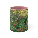 Mug 11oz - Poly Art - Rosehip plant (Variant 2)
