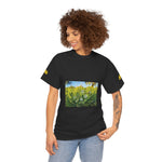Unisex Heavy Cotton Tee - Flower of Silene Vulgaris