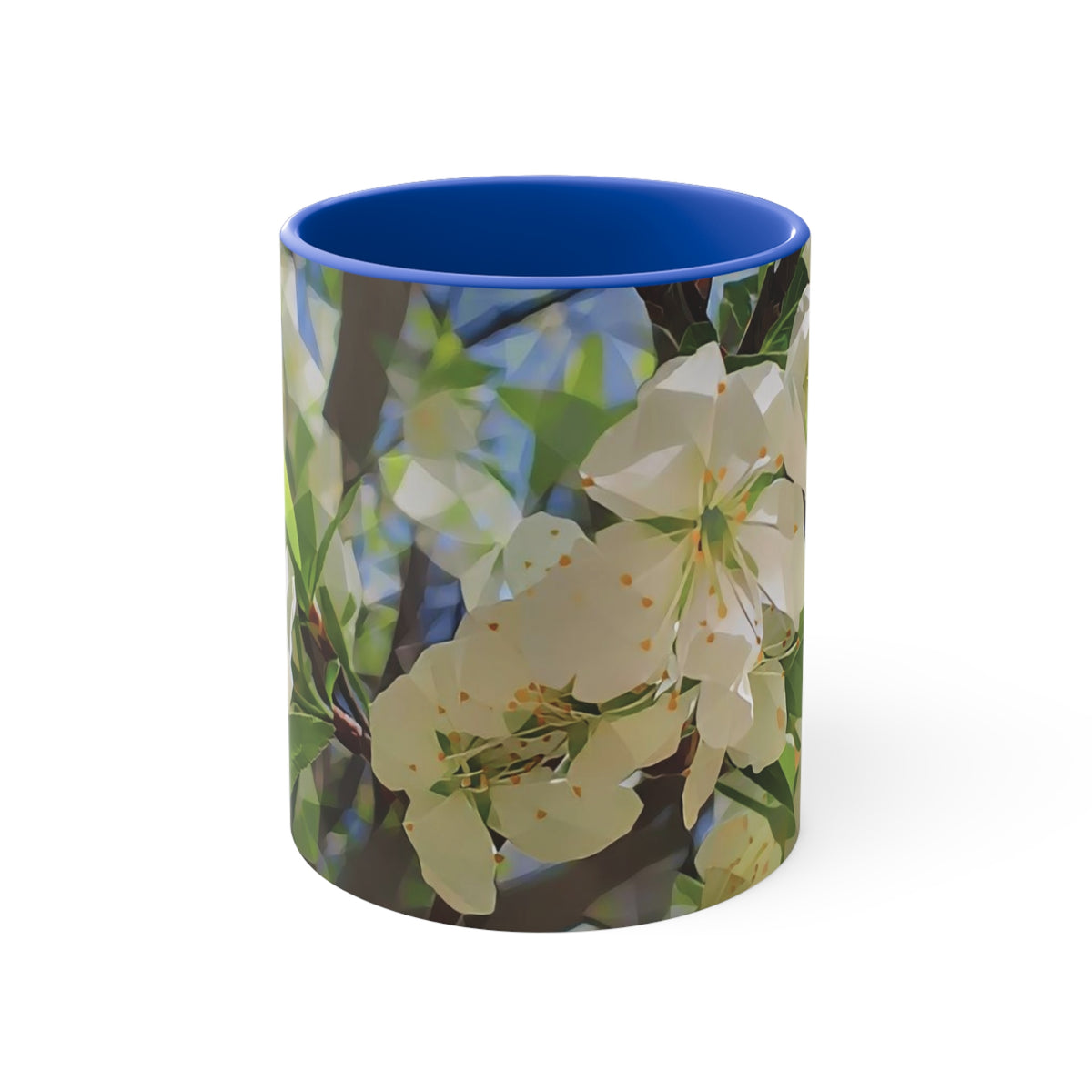Mug 11oz - Poly Art - Apple's Tree Flower (Variant 1)