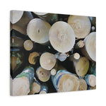Stretched Matte Canvas - Wooden Trunks (Variant 1)