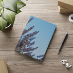 Hardcover Notebook with Puffy Covers - Flower of Lavender with Bombus Insect (Variant 1)