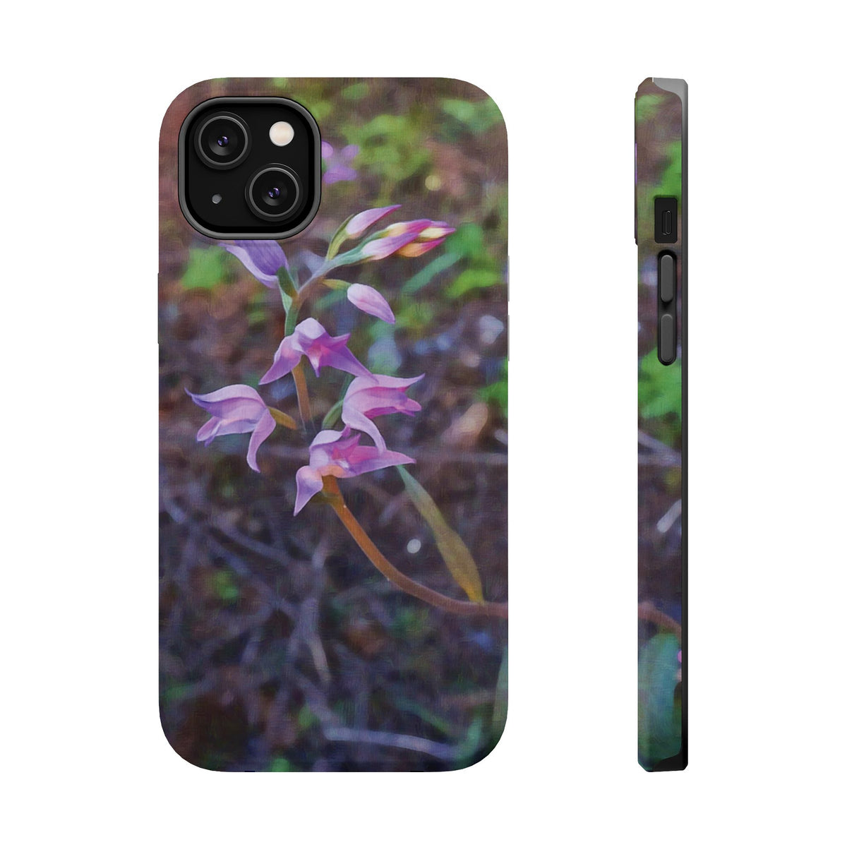 Magnetic Tough Phone Case - Flower of Cephalanthera Rubra