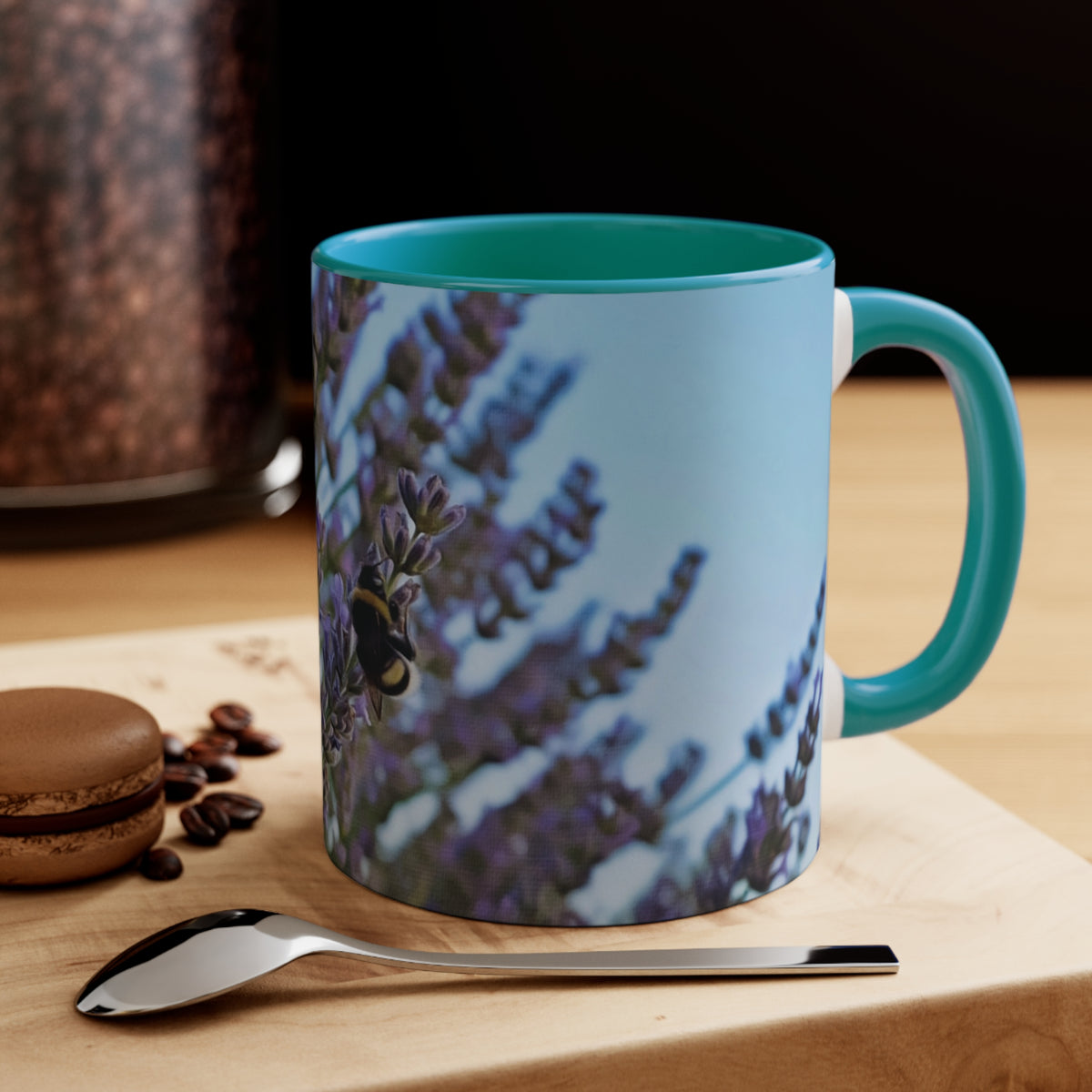 Mug 11oz - Flower of Lavender with Bombus Insect (Variant 1)
