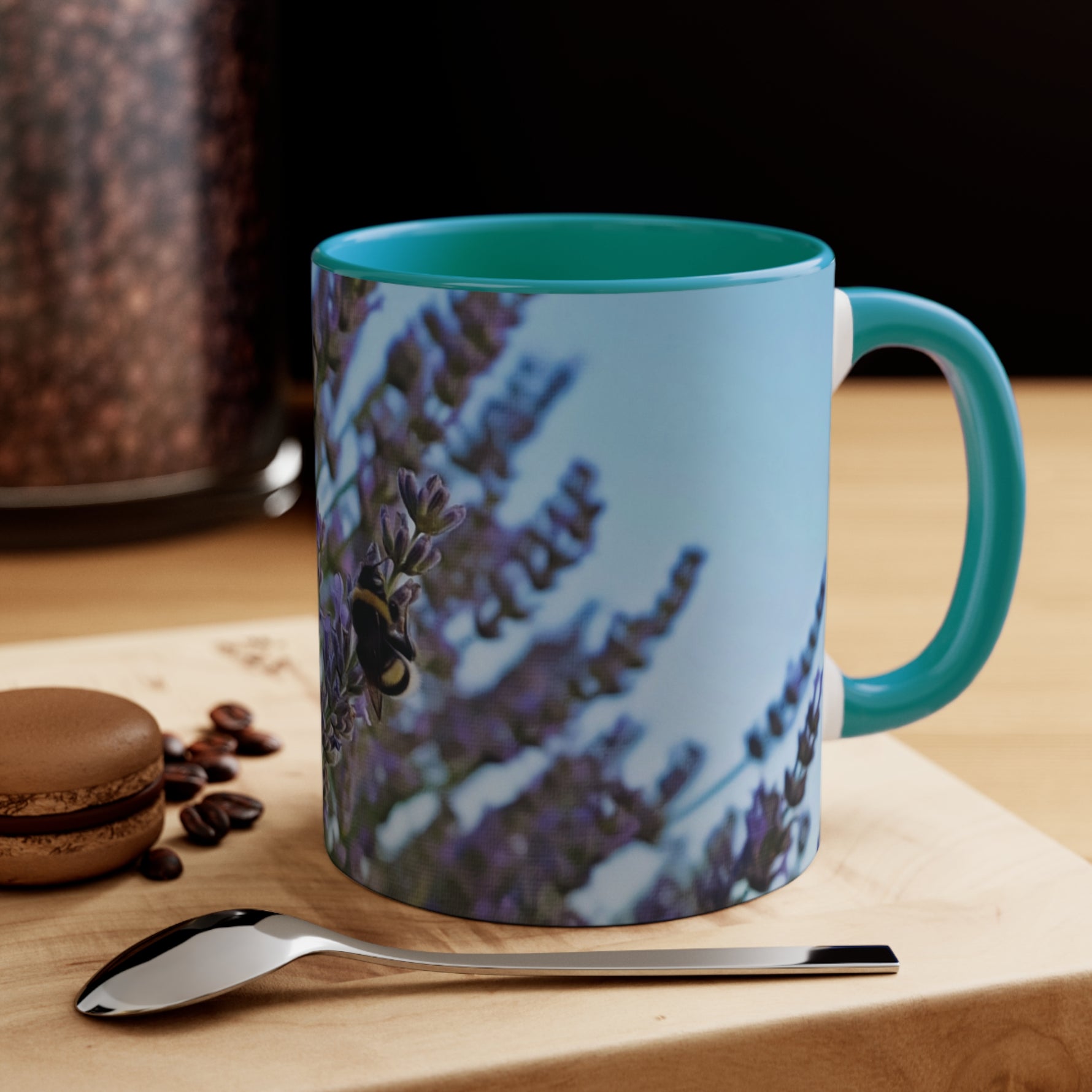 Mug 11oz - Flower of Lavender with Bombus Insect (Variant 1)
