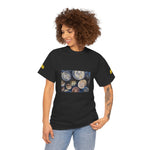 Unisex Heavy Cotton Tee - Poly Art - Wooden Trunks (Variant 2)