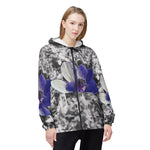 Windbreaker Jacket - Poly Art - Flower of Anemone