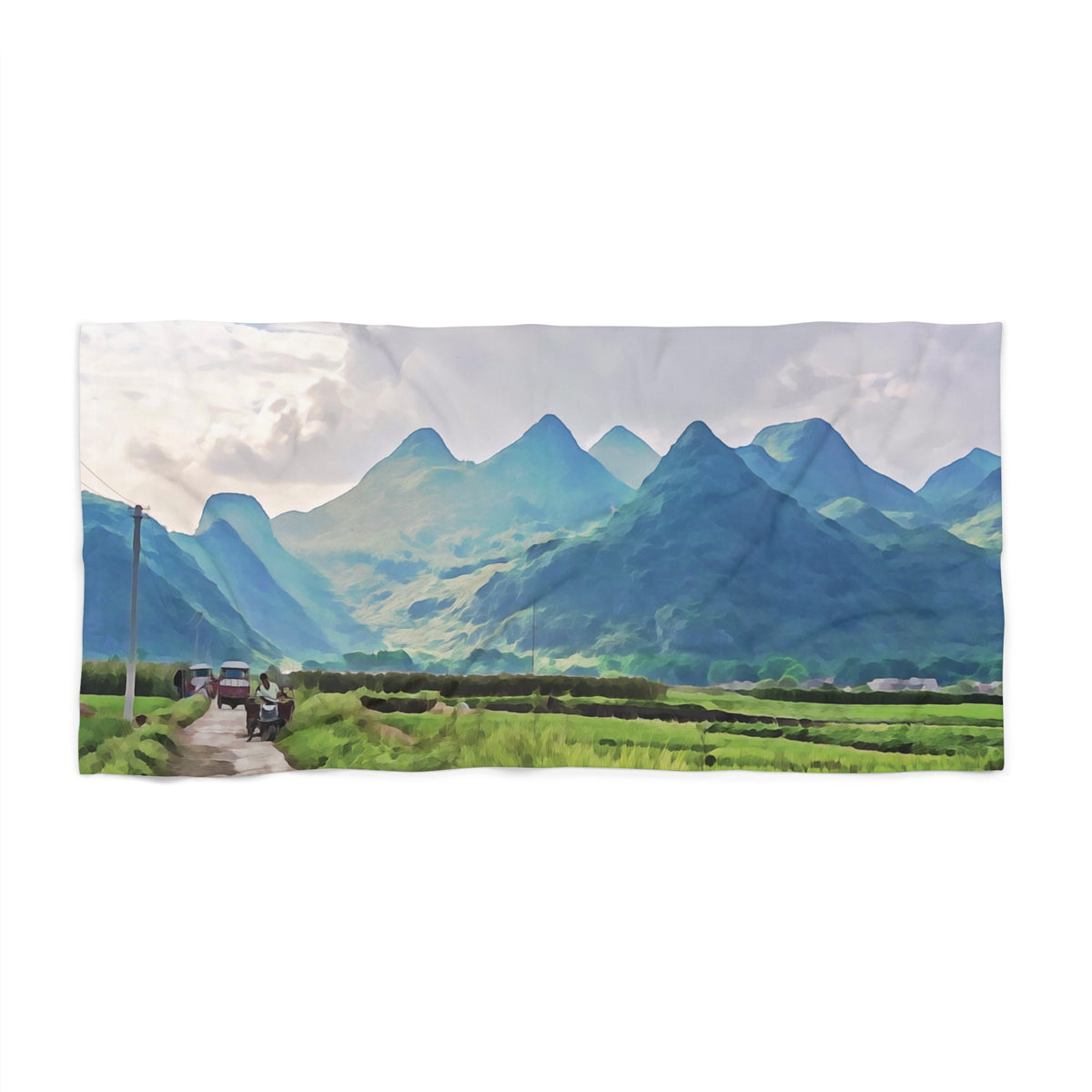 Beach Towel – China's Guilin Hills