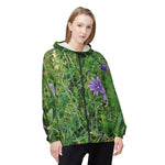 Windbreaker Jacket - Flower of Malva Sylvestris