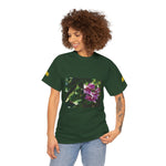 Unisex Heavy Cotton Tee - Flower of Ortensia/Hydrangea Macrophylla