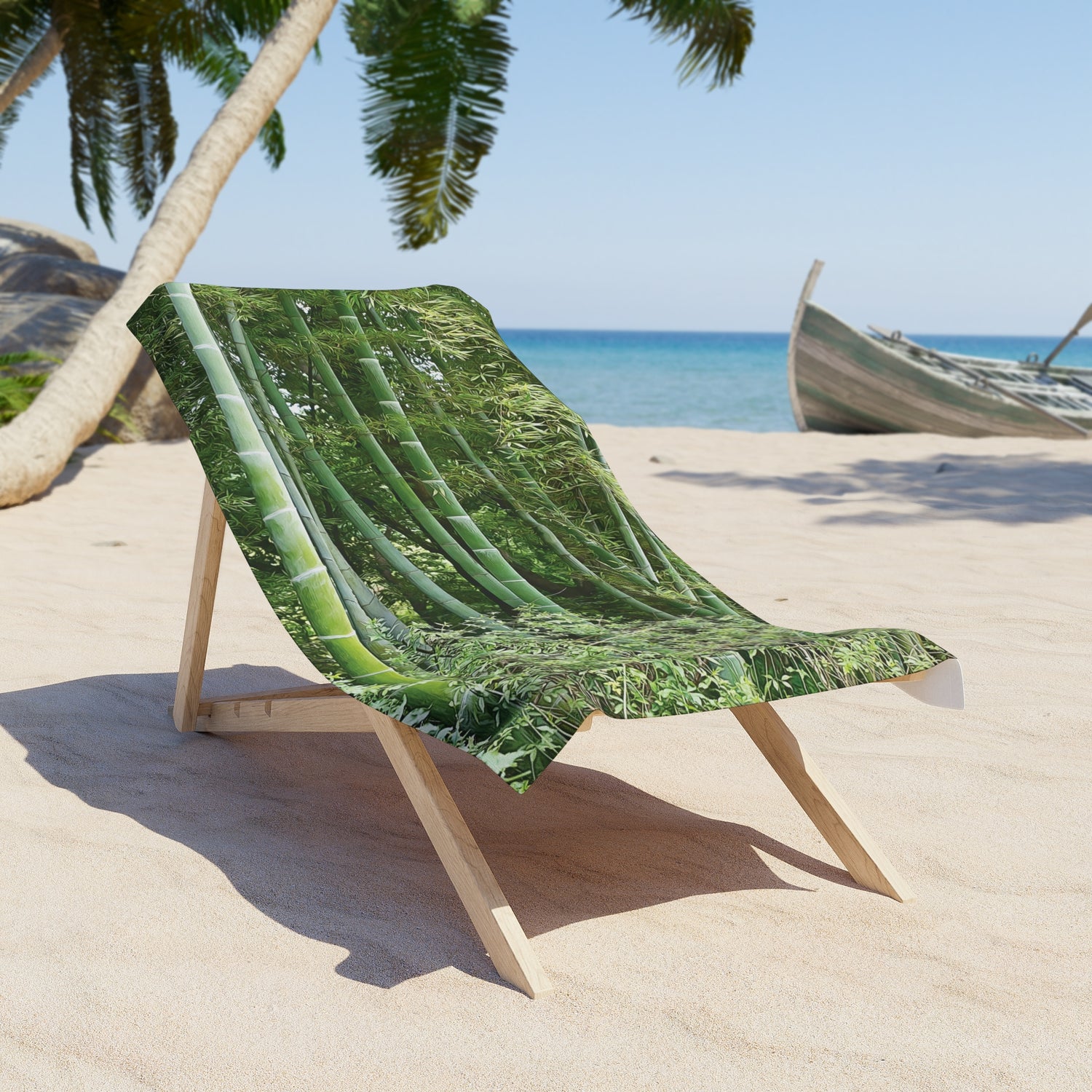 Beach Towel – Bamboo Plant (Variant 1)