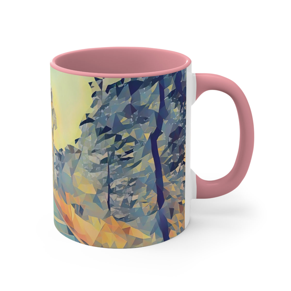 Mug 11oz - Poly Art - Forest (Variant 02)