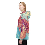 Windbreaker Jacket - Poly Art - Flower of Dahlia (Variant 1)