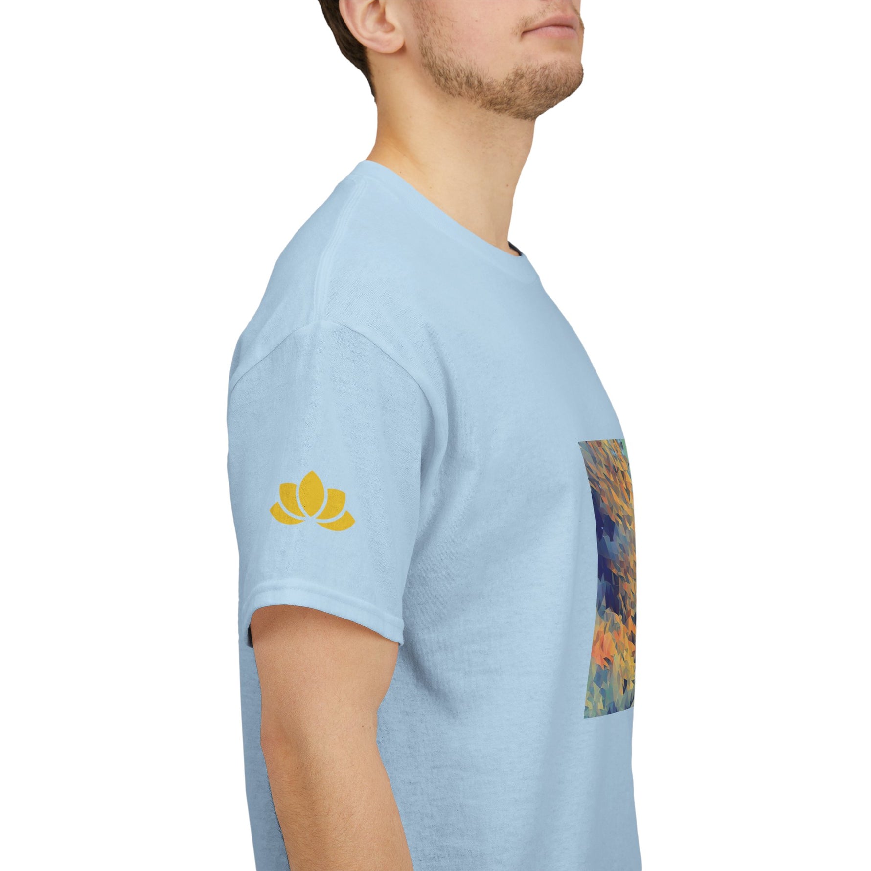 Unisex Heavy Cotton Tee - Poly Art - Forest (Variant 3)