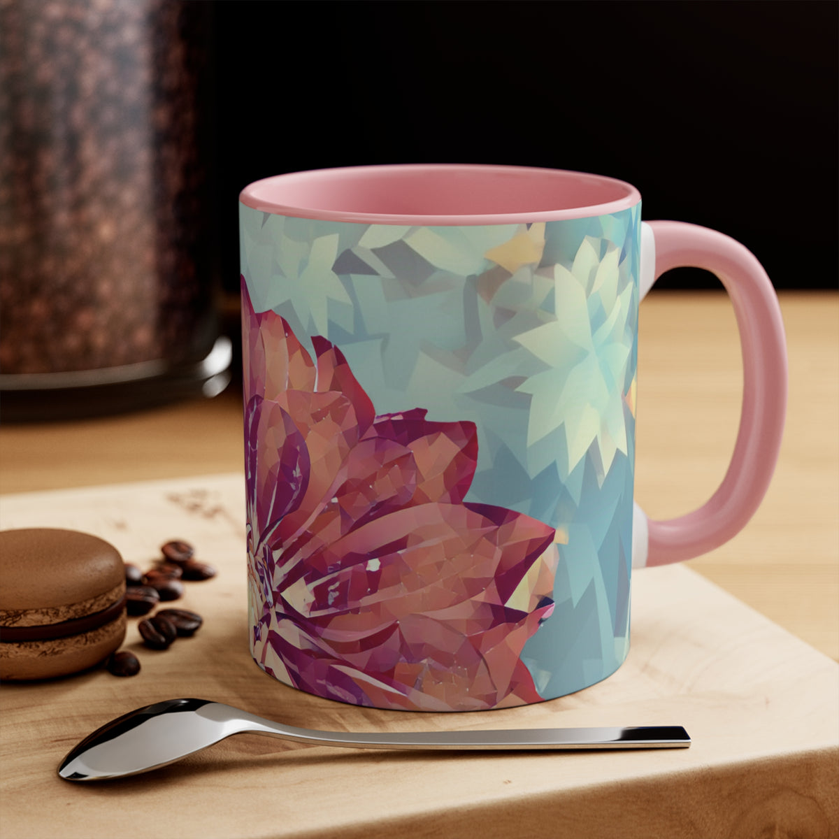 Mug 11oz - Poly Art - Flower of Dahlia (Variant 1)