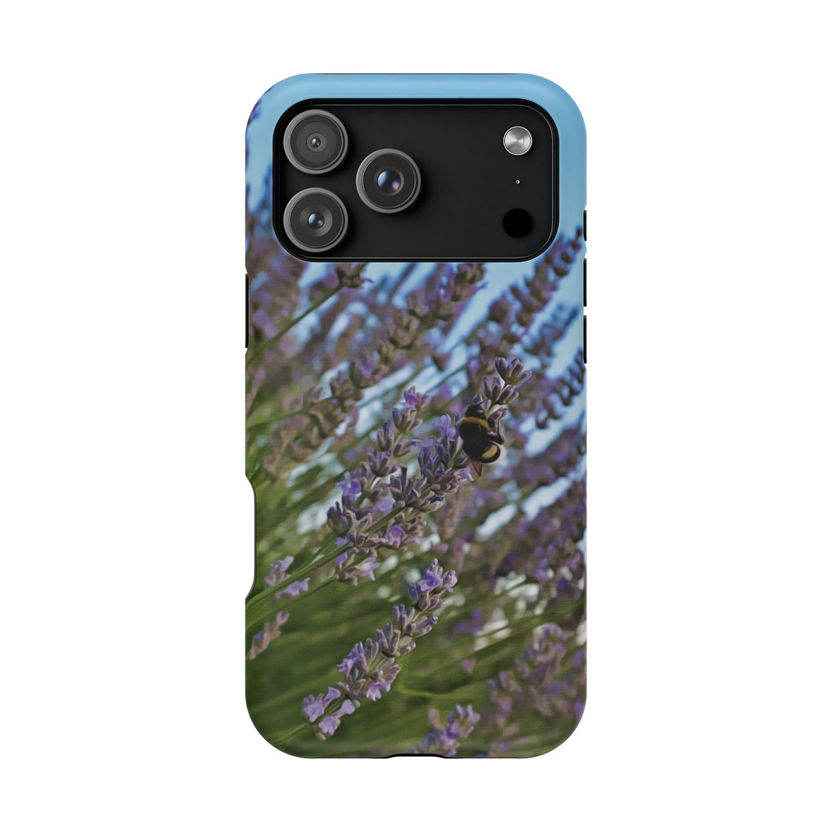 Magnetic Tough Phone Case - Flower of Lavender with Bombus