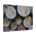 Stretched Matte Canvas - Wooden Trunks (Variant 2)
