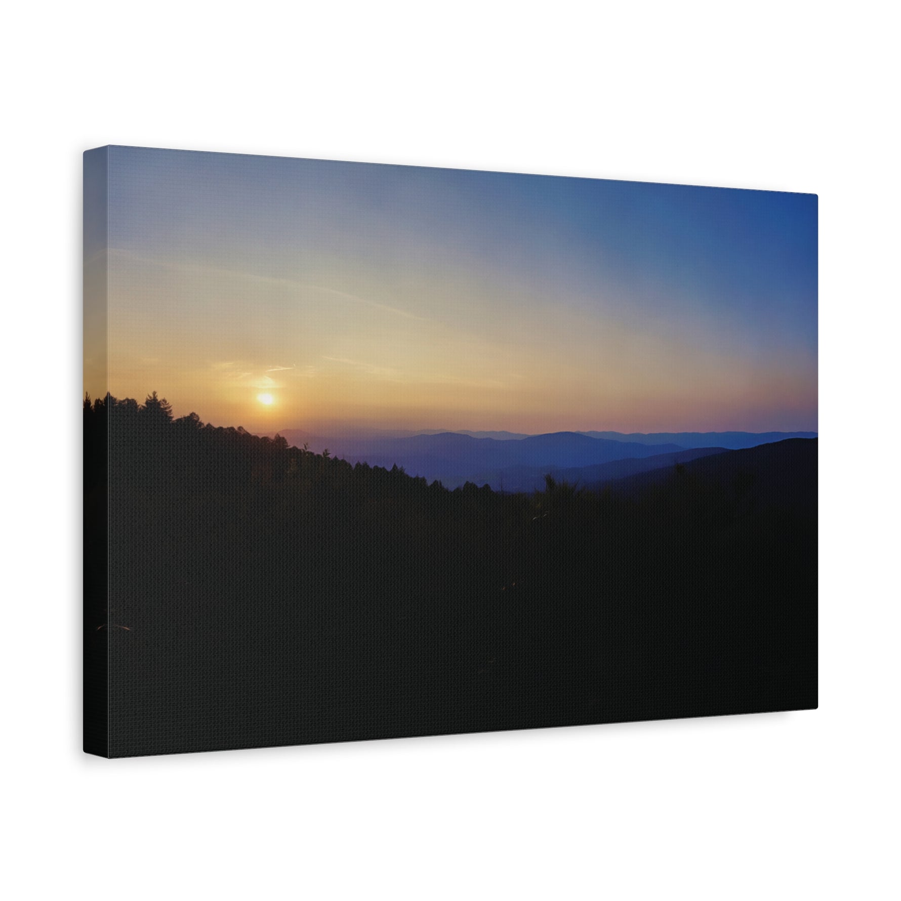 Stretched Matte Canvas - Sunset Sky (Variant 1)