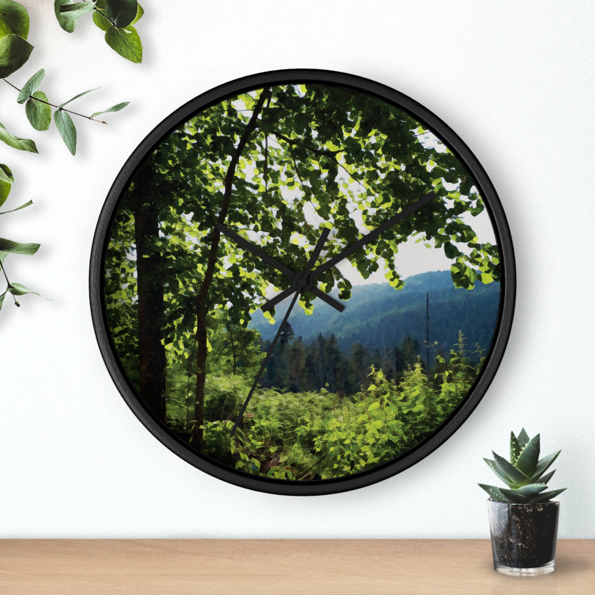 Wall Clock - Forest